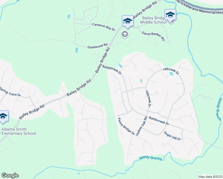 map of restaurants, bars, coffee shops, grocery stores, and more near 8820 Buffalo Nickel Court in Midlothian
