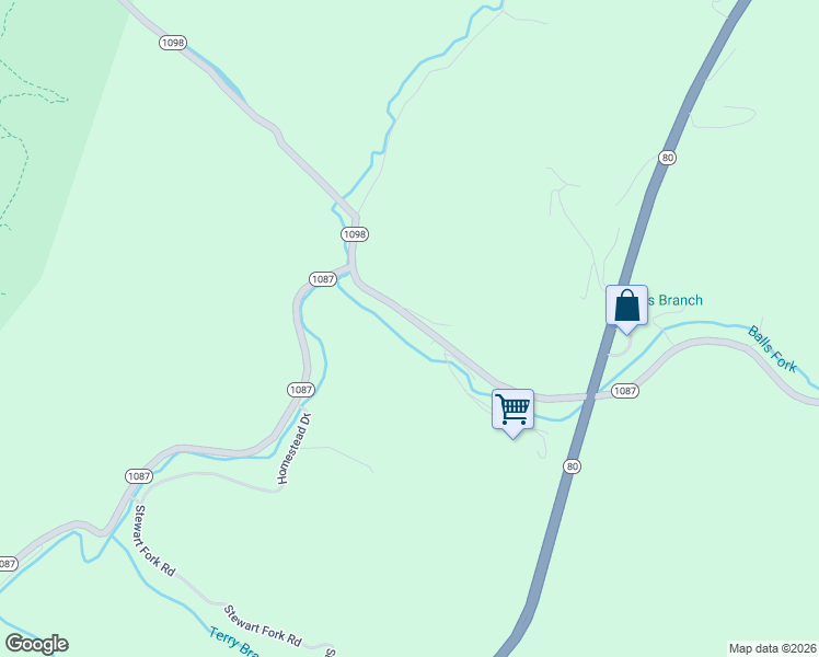 map of restaurants, bars, coffee shops, grocery stores, and more near 383 Kentucky 1087 in Brinkley