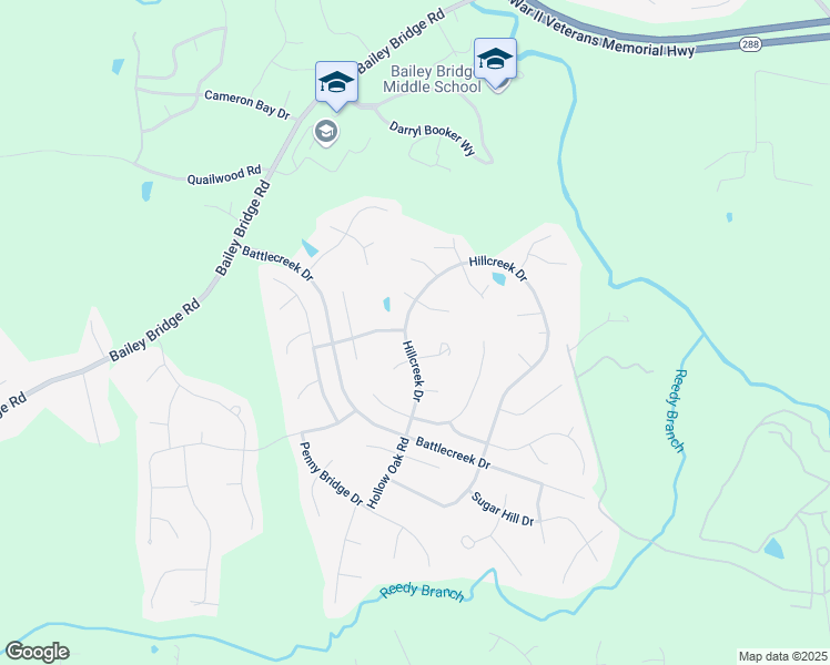 map of restaurants, bars, coffee shops, grocery stores, and more near 8531 Hillcreek Drive in Midlothian