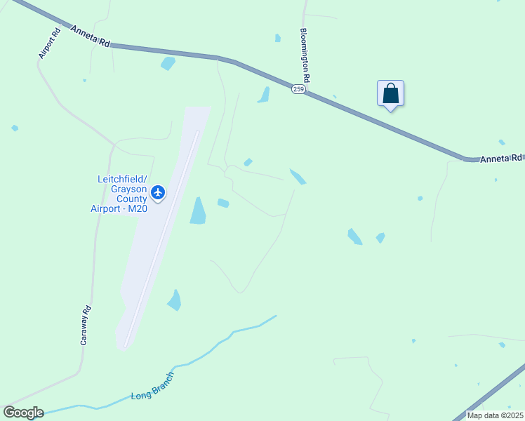 map of restaurants, bars, coffee shops, grocery stores, and more near Legacy Drive in Leitchfield