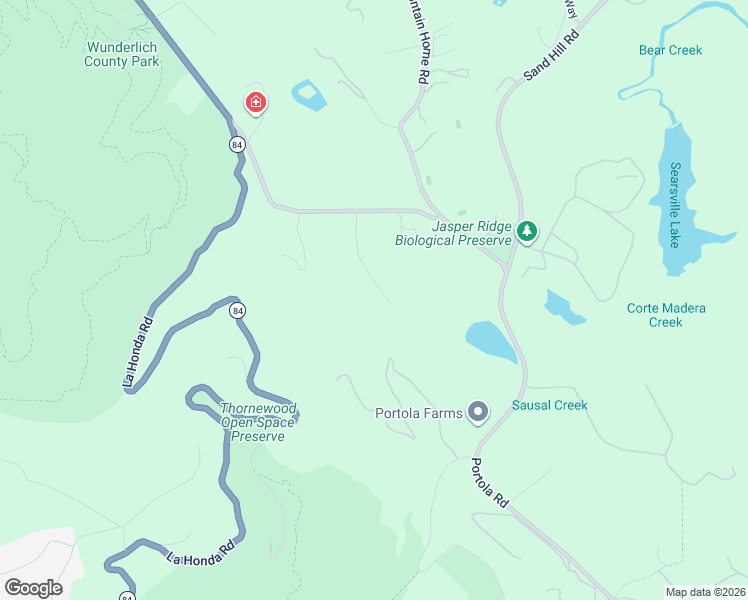 map of restaurants, bars, coffee shops, grocery stores, and more near 180 Phillip Road in Woodside