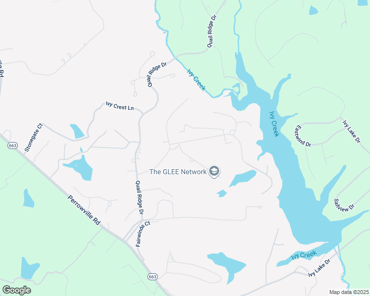 map of restaurants, bars, coffee shops, grocery stores, and more near 100 Lake Ridge Drive in Forest