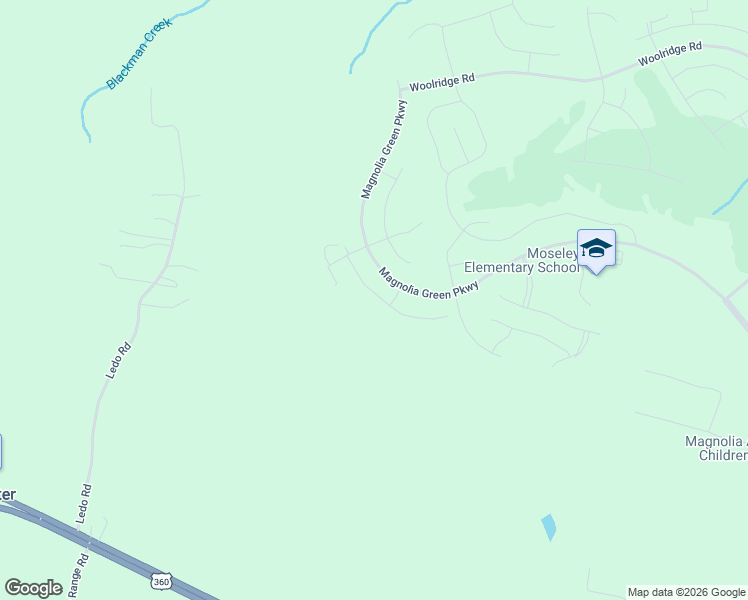 map of restaurants, bars, coffee shops, grocery stores, and more near 7043 Ledo Road in Moseley