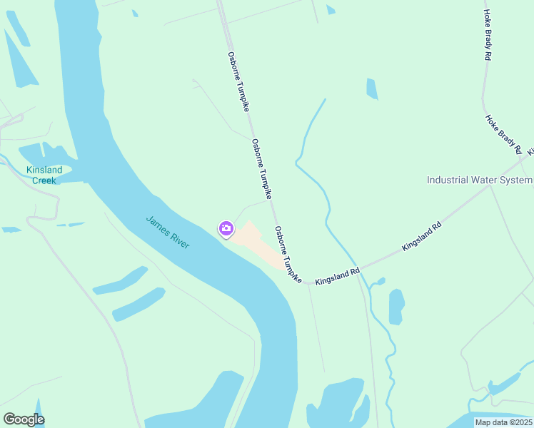 map of restaurants, bars, coffee shops, grocery stores, and more near 9600 Osborne Turnpike in Richmond