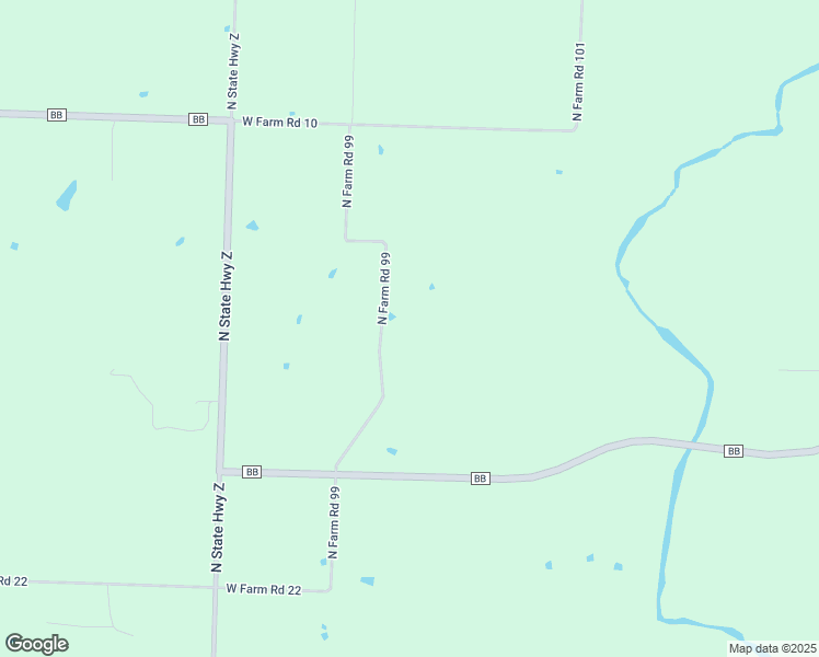 map of restaurants, bars, coffee shops, grocery stores, and more near 11164 N Farm Road 99 in Willard
