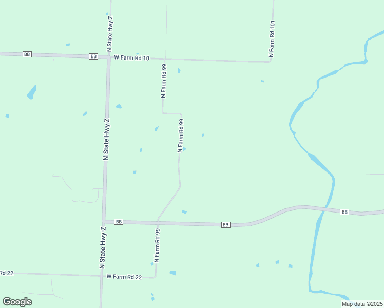 map of restaurants, bars, coffee shops, grocery stores, and more near 11164 North Farm Road 99 in Willard