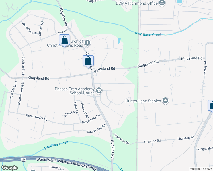 map of restaurants, bars, coffee shops, grocery stores, and more near 4009 Evelake Road in Richmond