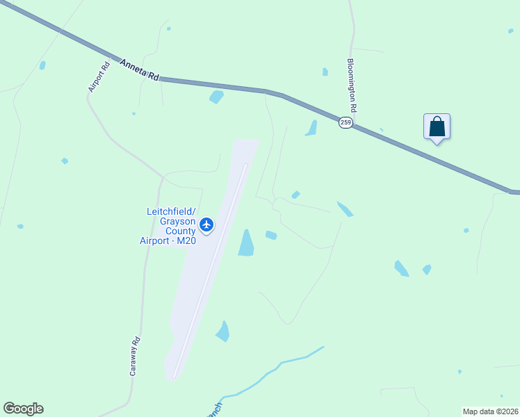 map of restaurants, bars, coffee shops, grocery stores, and more near Legacy Drive in Leitchfield