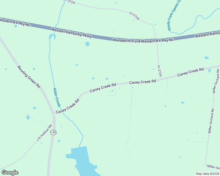 map of restaurants, bars, coffee shops, grocery stores, and more near 5787 Caney Creek Road in Caneyville