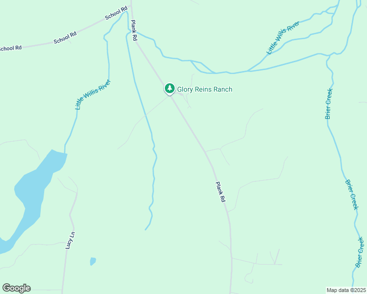 map of restaurants, bars, coffee shops, grocery stores, and more near 1587 Plank Road in Farmville