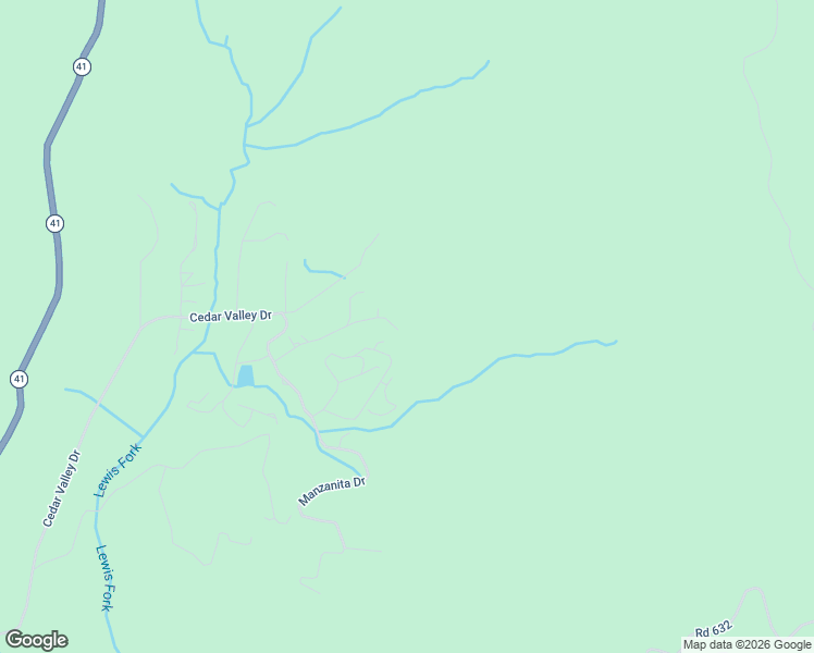 map of restaurants, bars, coffee shops, grocery stores, and more near 50948 Cedar Ridge Circle South in Oakhurst