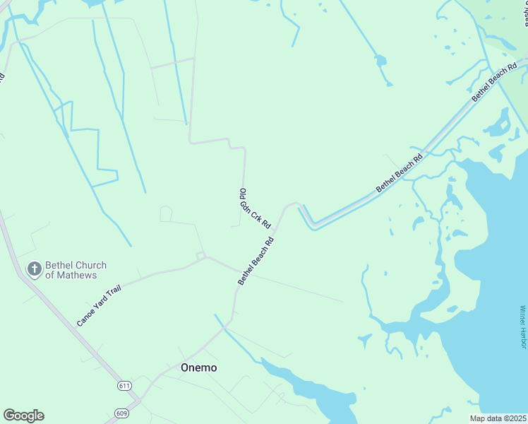 map of restaurants, bars, coffee shops, grocery stores, and more near 1857 Old Garden Creek Road in Mathews