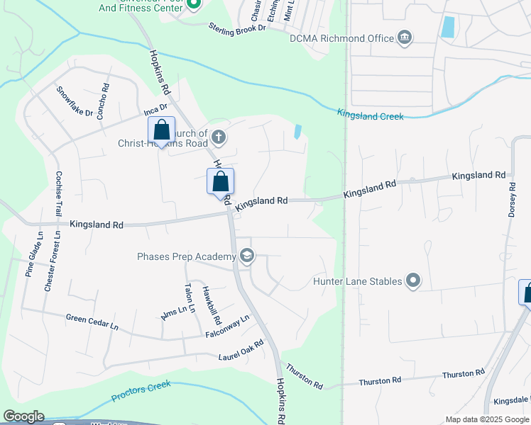 map of restaurants, bars, coffee shops, grocery stores, and more near in Richmond