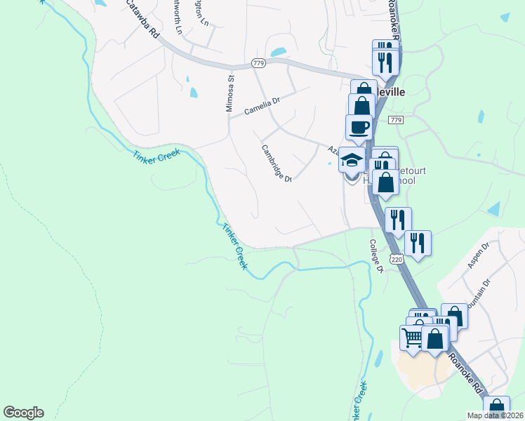 map of restaurants, bars, coffee shops, grocery stores, and more near 181 Daleview Drive in Daleville