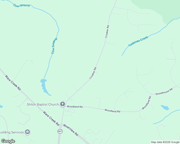 map of restaurants, bars, coffee shops, grocery stores, and more near 8785 Croaker Road in Williamsburg