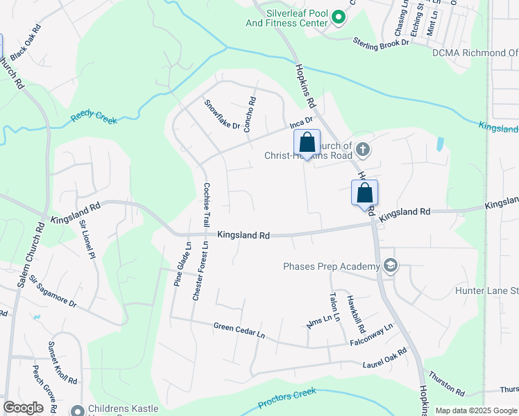 map of restaurants, bars, coffee shops, grocery stores, and more near 4508 Shanto Court in Richmond