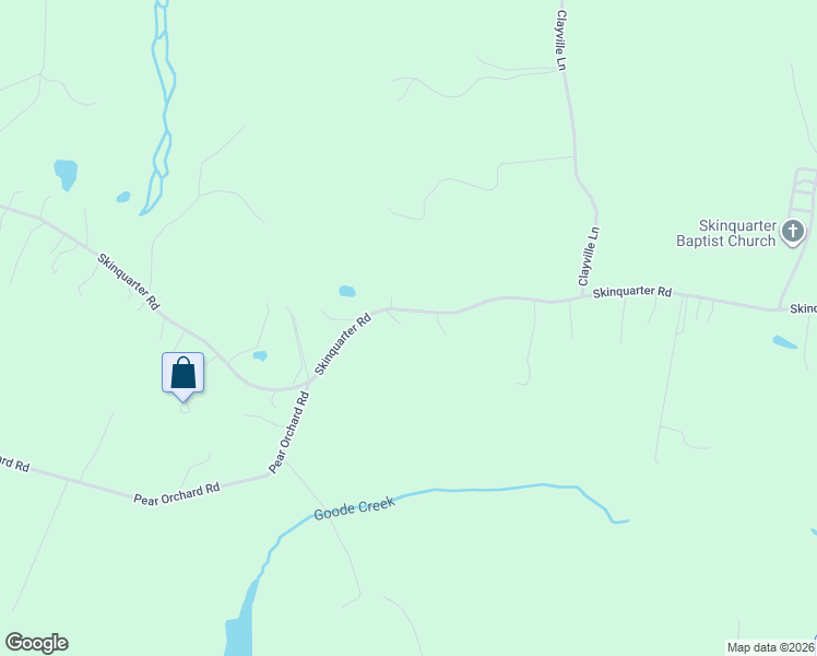 map of restaurants, bars, coffee shops, grocery stores, and more near 21701 Skinquarter Road in Moseley