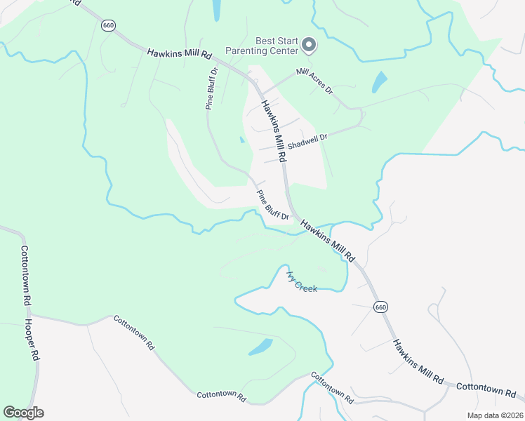 map of restaurants, bars, coffee shops, grocery stores, and more near 1160 Pine Bluff Drive in Lynchburg