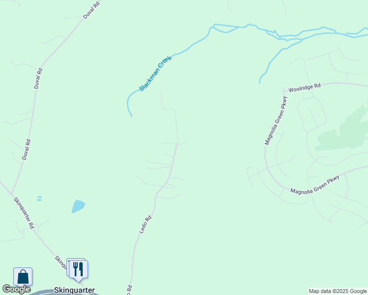 map of restaurants, bars, coffee shops, grocery stores, and more near 7027 Ledo Road in Moseley