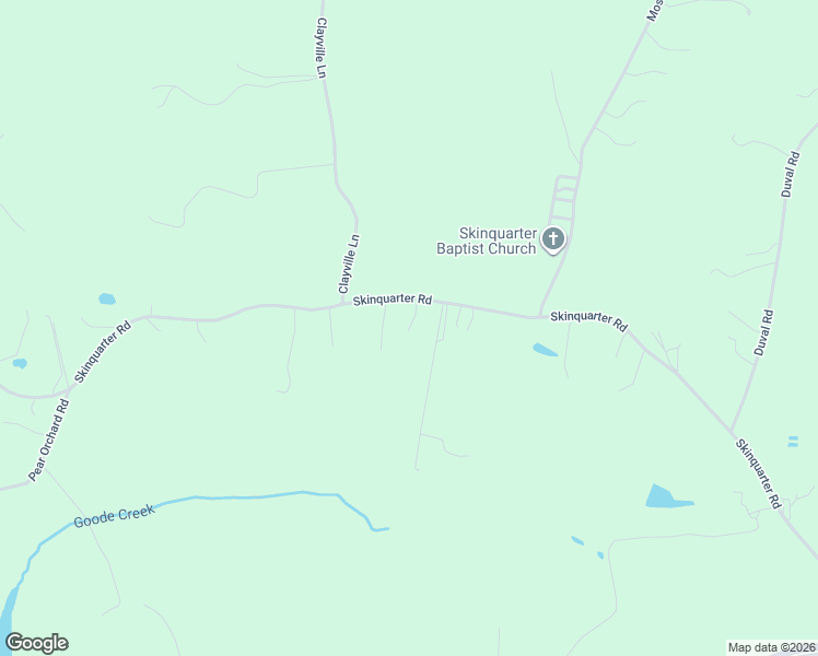 map of restaurants, bars, coffee shops, grocery stores, and more near 21211 Skinquarter Road in Moseley