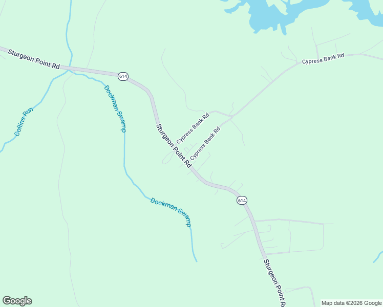 map of restaurants, bars, coffee shops, grocery stores, and more near 14300 Cypress Bank Road in Providence Forge