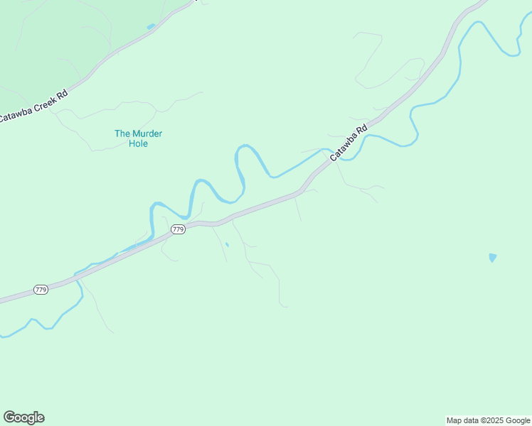 map of restaurants, bars, coffee shops, grocery stores, and more near 12694 Catawba Road in Troutville