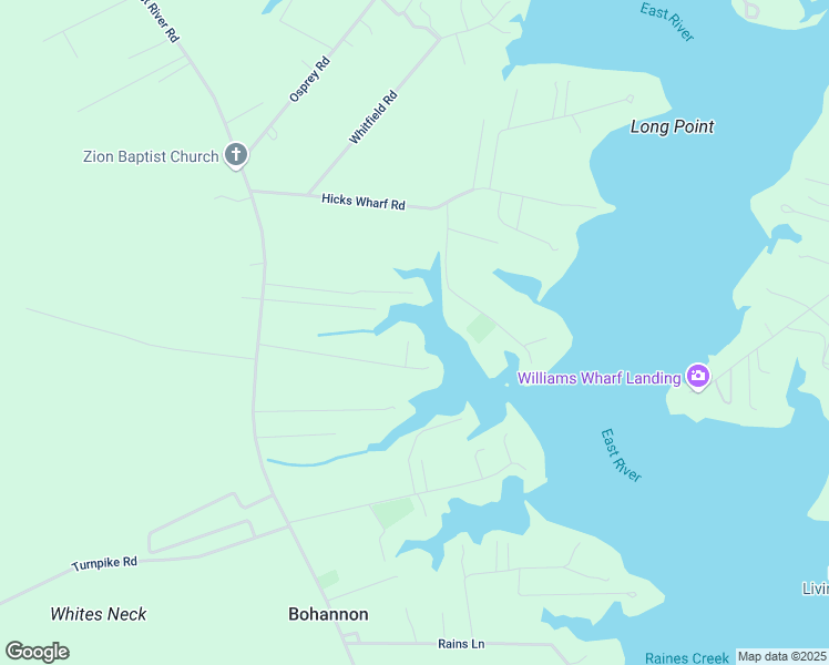 map of restaurants, bars, coffee shops, grocery stores, and more near 380 Pecan Lane in Cardinal