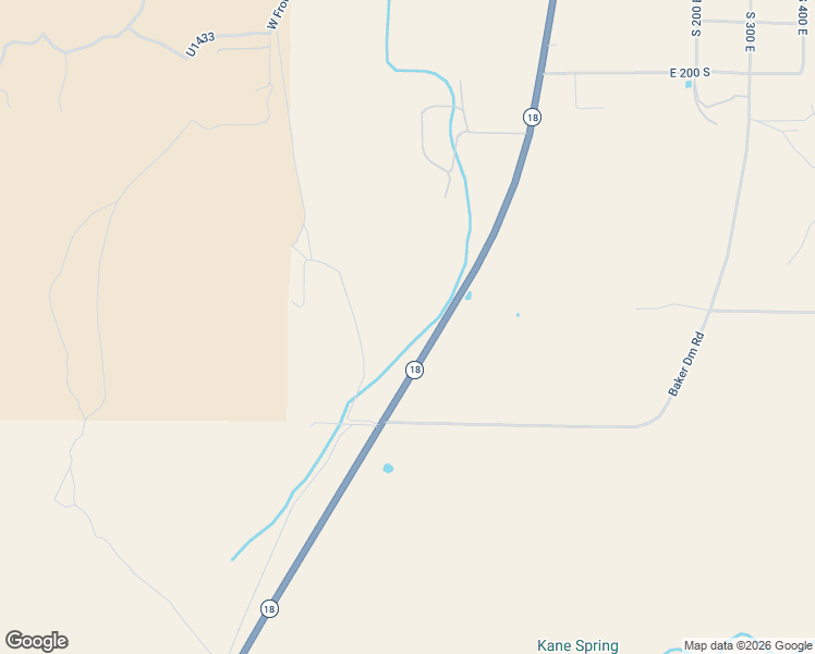map of restaurants, bars, coffee shops, grocery stores, and more near Utah 18 in Central