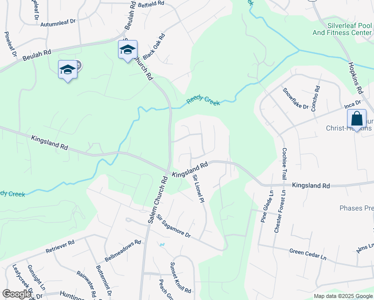 map of restaurants, bars, coffee shops, grocery stores, and more near 8206 Bendahl Valley Drive in Richmond