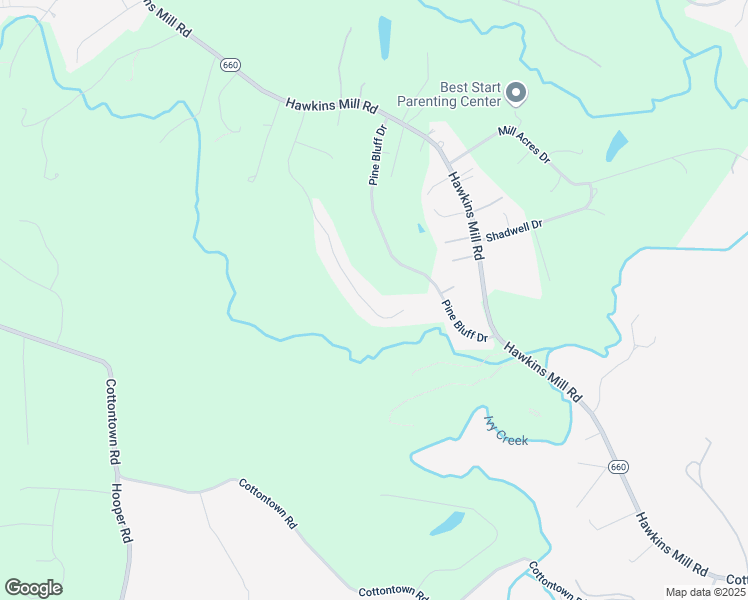 map of restaurants, bars, coffee shops, grocery stores, and more near 1538 Silver Creek Drive in Lynchburg