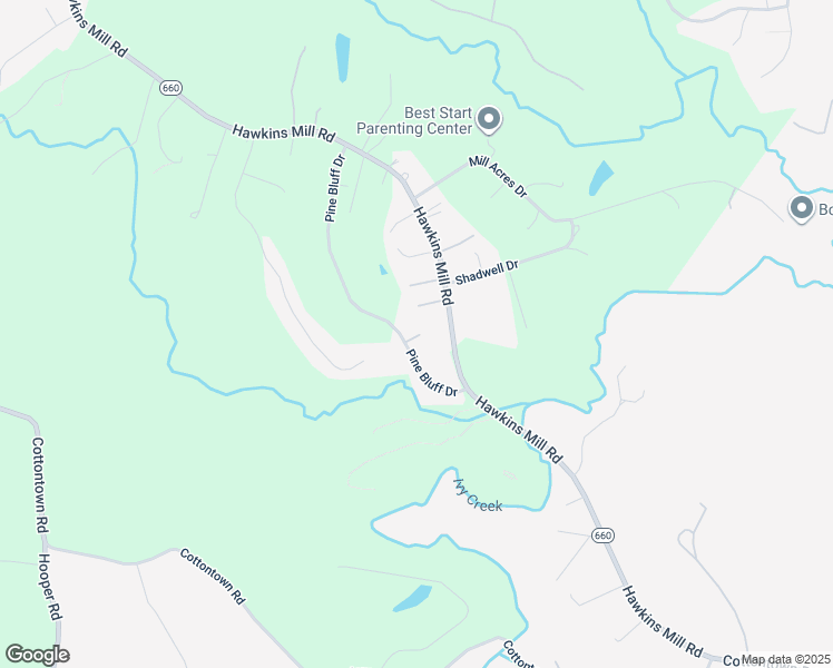 map of restaurants, bars, coffee shops, grocery stores, and more near 1185 Pine Bluff Drive in Lynchburg
