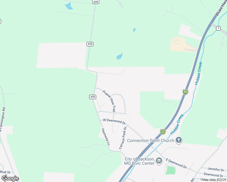 map of restaurants, bars, coffee shops, grocery stores, and more near 3072 Prairie View Trail in Jackson