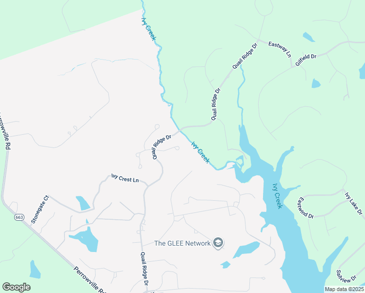 map of restaurants, bars, coffee shops, grocery stores, and more near 310 Quail Meadows Drive in Forest