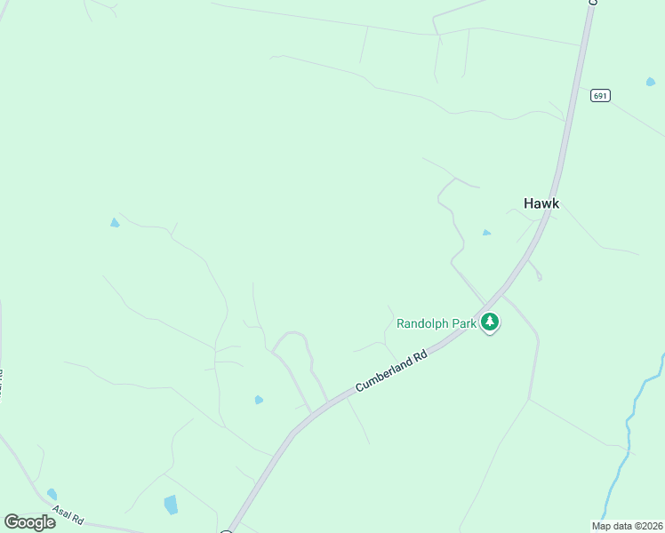 map of restaurants, bars, coffee shops, grocery stores, and more near 2593 Cumberland Road in Farmville