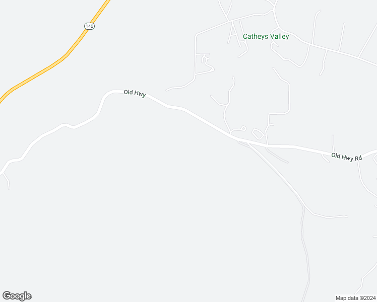 map of restaurants, bars, coffee shops, grocery stores, and more near 2350 Old Highway in Catheys Valley