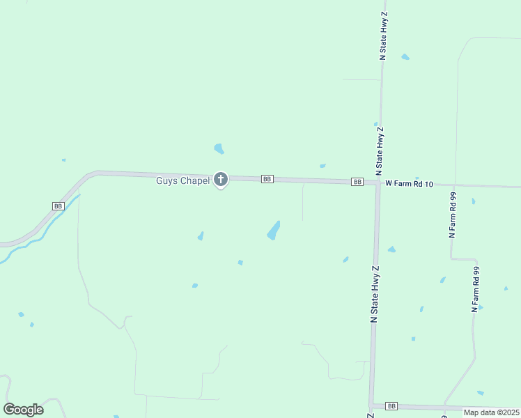 map of restaurants, bars, coffee shops, grocery stores, and more near 7650 West State Highway Bb in Greene County