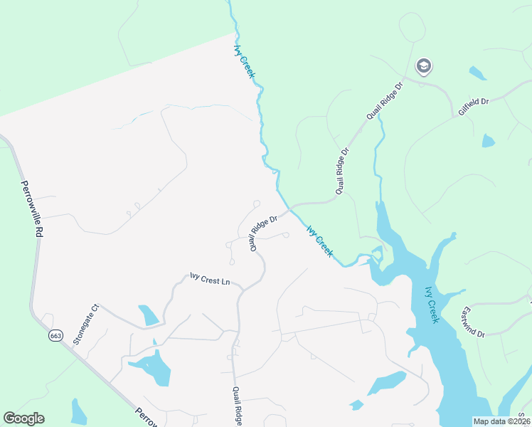 map of restaurants, bars, coffee shops, grocery stores, and more near 209 Quail Ridge Drive in Forest