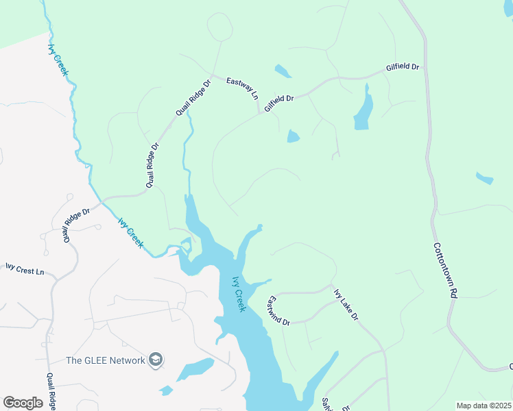 map of restaurants, bars, coffee shops, grocery stores, and more near 1081 Lake Meadow Lane in Forest