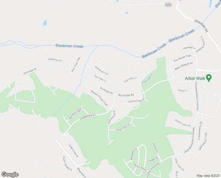 map of restaurants, bars, coffee shops, grocery stores, and more near 6519 White Rock Terrace in Moseley