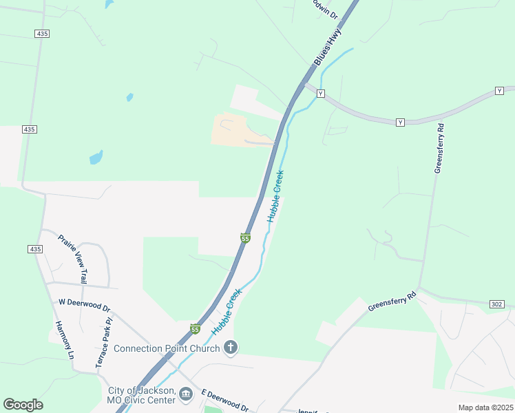 map of restaurants, bars, coffee shops, grocery stores, and more near North High Street in Jackson