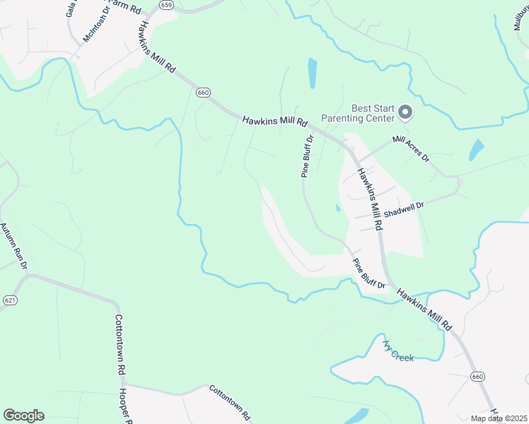 map of restaurants, bars, coffee shops, grocery stores, and more near 1331 Silver Creek Drive in Lynchburg