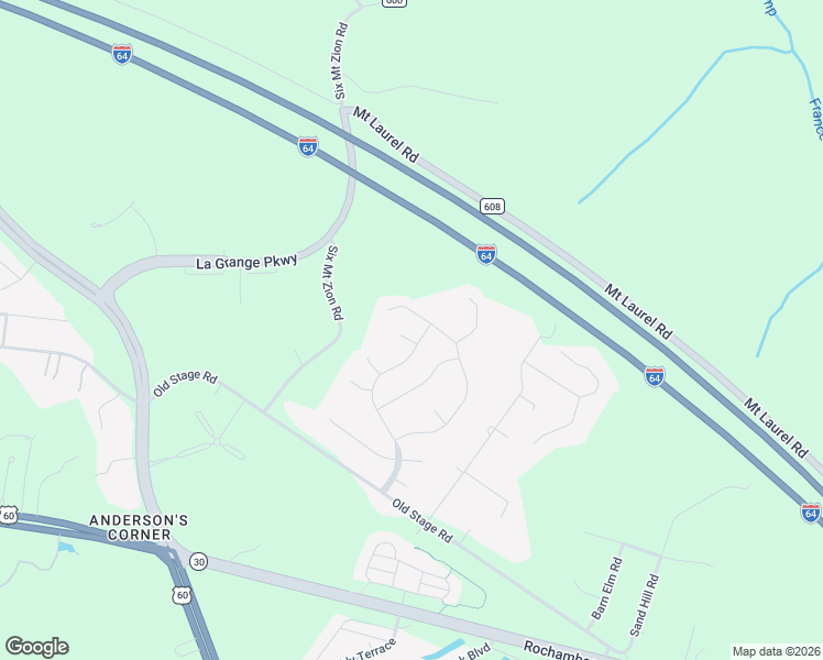 map of restaurants, bars, coffee shops, grocery stores, and more near 3504 Albert Terrace in Toano