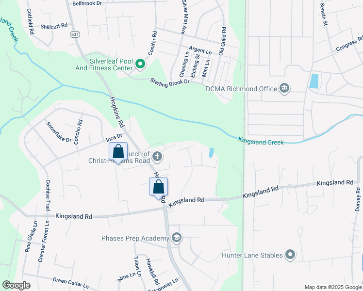map of restaurants, bars, coffee shops, grocery stores, and more near 3906 Sherwood Forest Terrace in Richmond