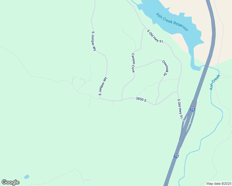 map of restaurants, bars, coffee shops, grocery stores, and more near 3842 South Canyon Cove in New Harmony