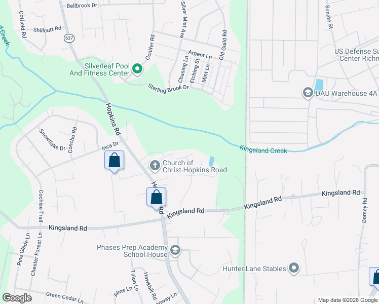 map of restaurants, bars, coffee shops, grocery stores, and more near 3812 Sherwood Forest Terrace in Richmond
