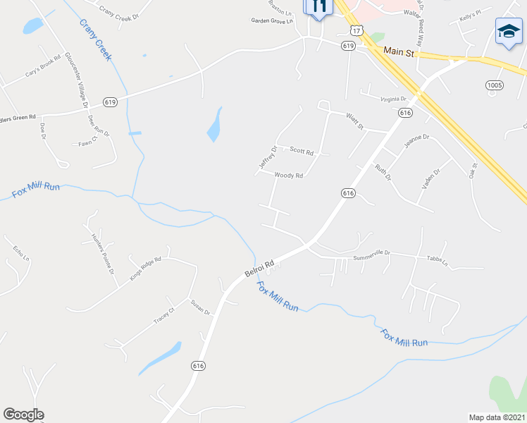 map of restaurants, bars, coffee shops, grocery stores, and more near 5950 Sean Paul Drive in Gloucester