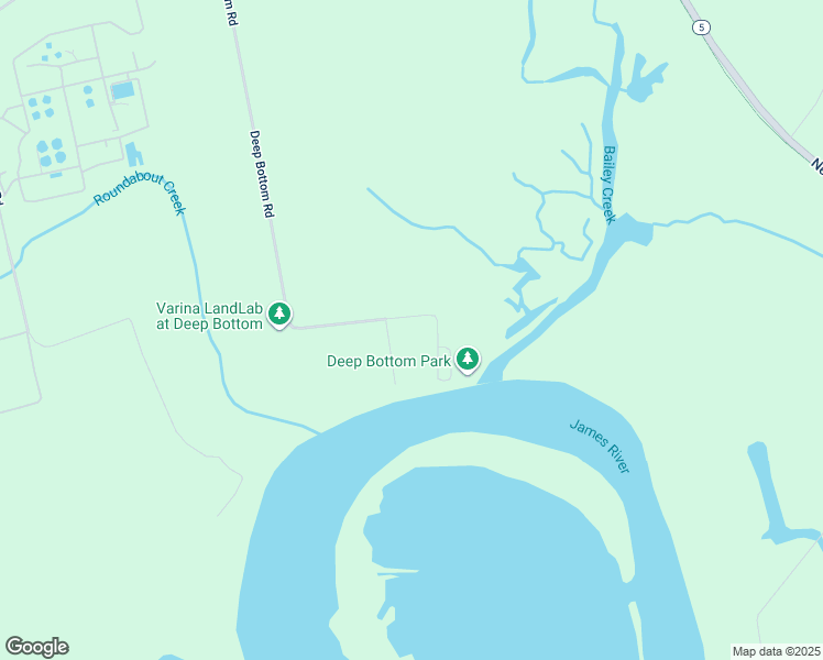 map of restaurants, bars, coffee shops, grocery stores, and more near 9420 Deep Bottom Road in Richmond