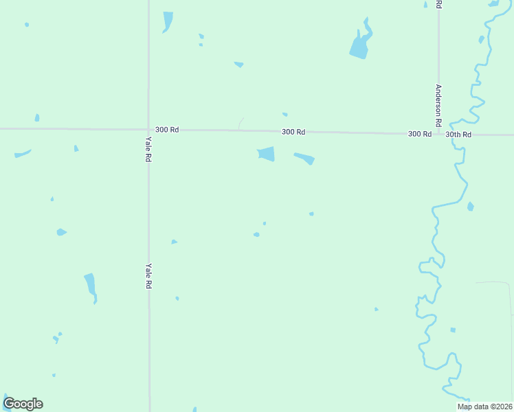 map of restaurants, bars, coffee shops, grocery stores, and more near 24385 300 Road in Thayer