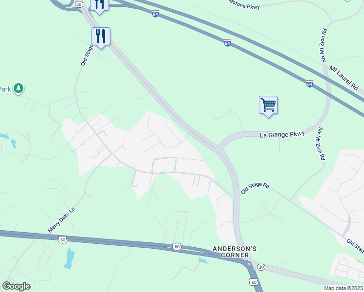 map of restaurants, bars, coffee shops, grocery stores, and more near 8919 Cocos Path in Toano
