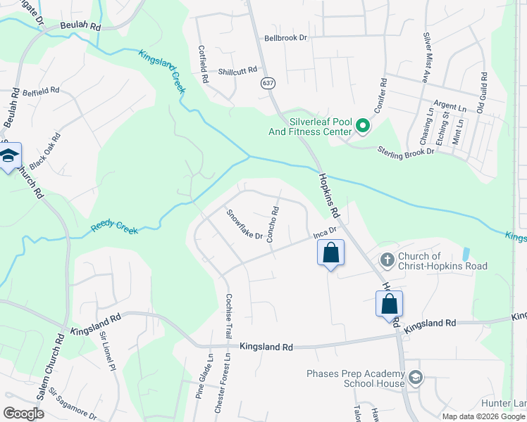 map of restaurants, bars, coffee shops, grocery stores, and more near 4502 Nambe Circle in Richmond